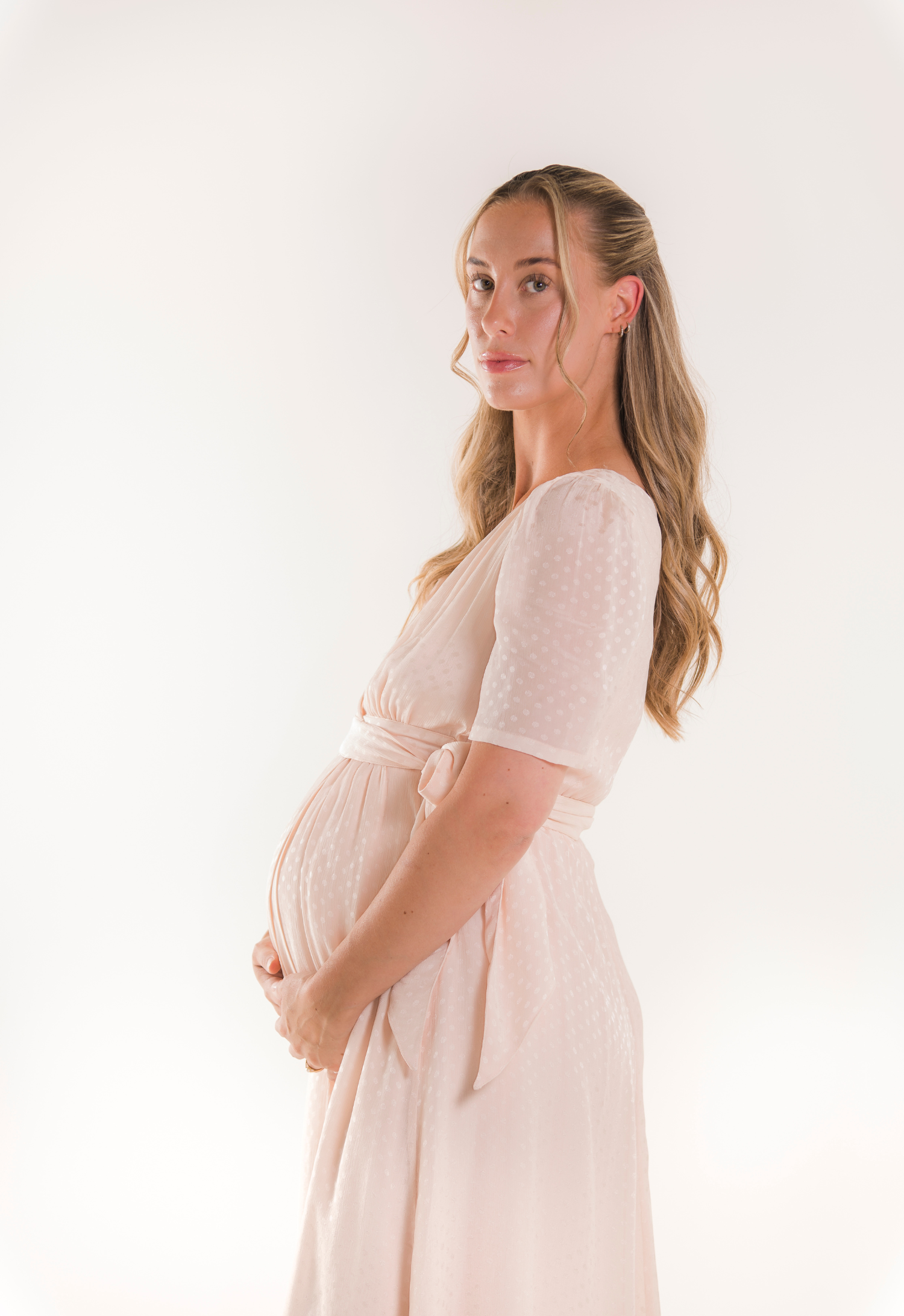 Maternity Occasion dress - Pink Champagne gallery