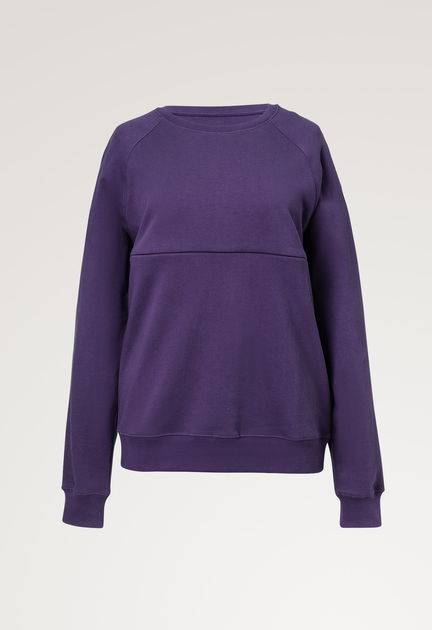Thermal nursing sweatshirt - Midnight plum gallery