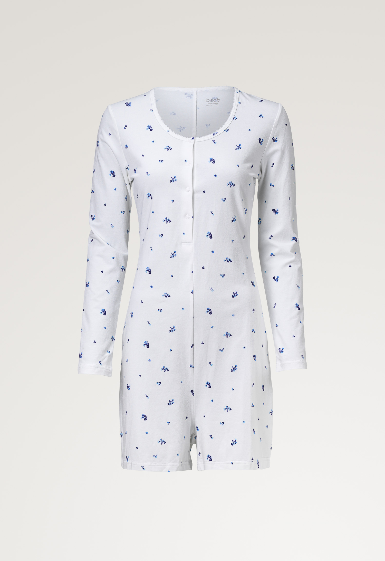 Maternity romper - Flower print gallery