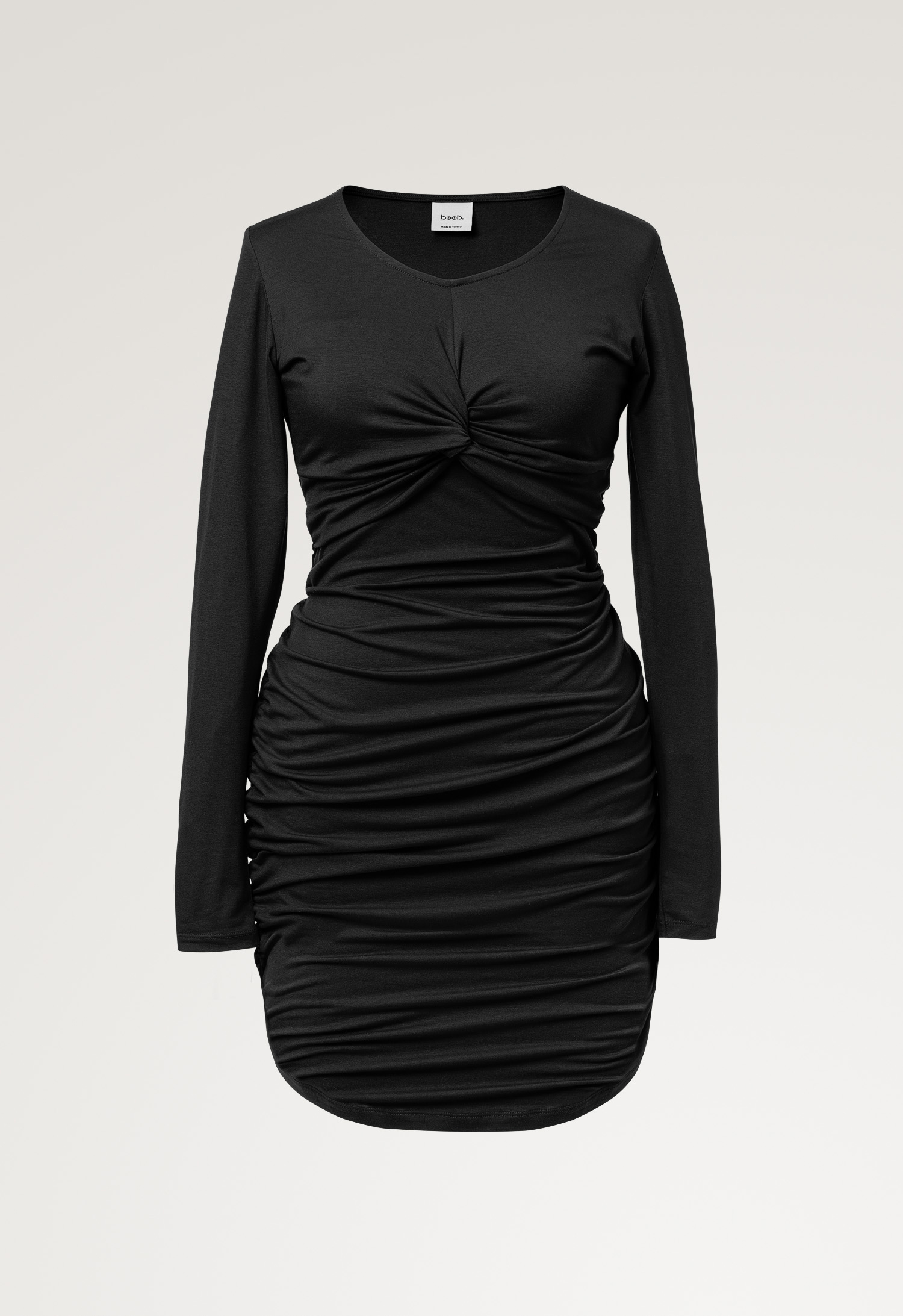 Bodycon maternity dress - Black gallery